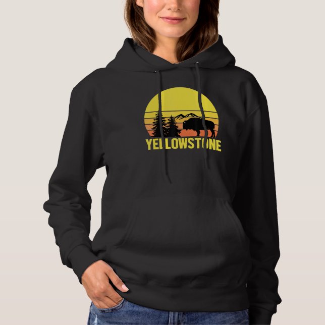 Yellowstone National Park Sunset 1 T Shirt (Framsida)