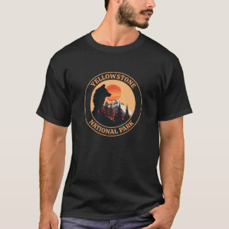 Yellowstone National Park, Sunset Varg Art, Circle T Shirt