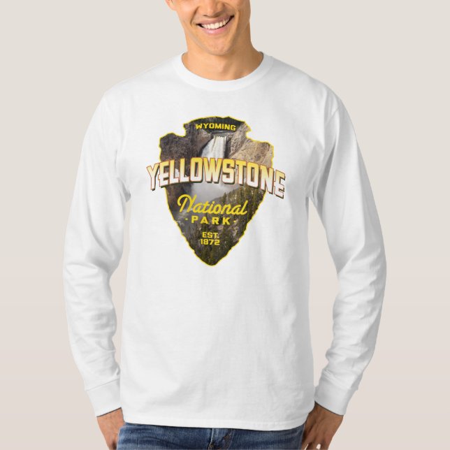 Yellowstone National Park T-Shirt (Framsida)