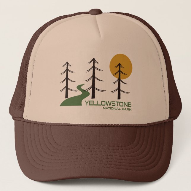 Yellowstone National Park Trail Keps (Framsida)