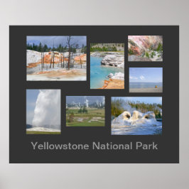 Yellowstone National Park Travel Poster