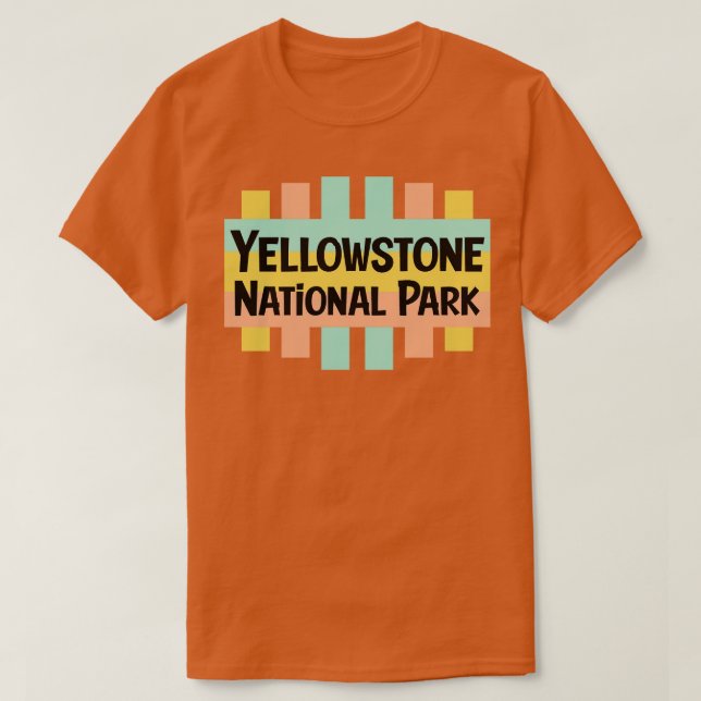 Yellowstone National Park TShirt 8 T Shirt (Design framsida)