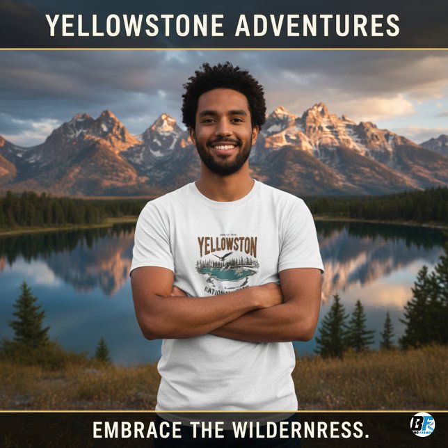 YELLOWSTONE NATIONAL PARK TSHIRT T SHIRT (Skapare uppladdad)