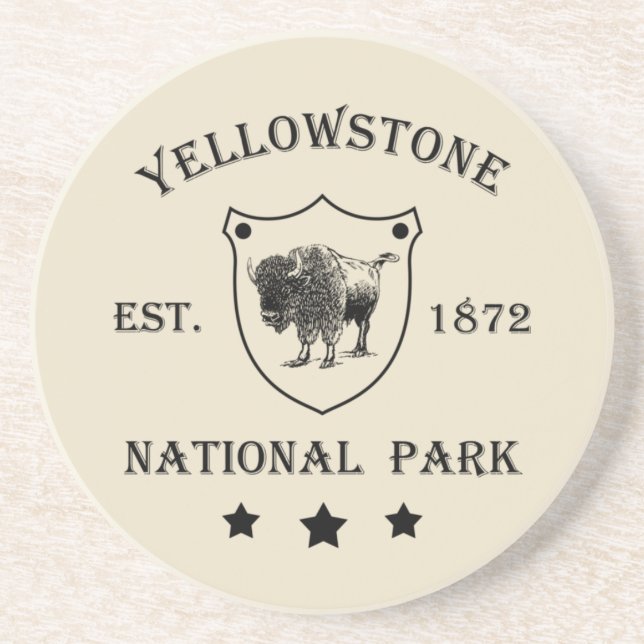 Yellowstone National Park Underlägg (Framsidan)