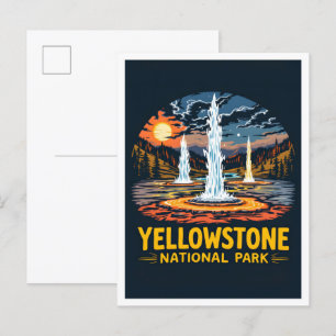 Yellowstone National Park United Stater Vykort