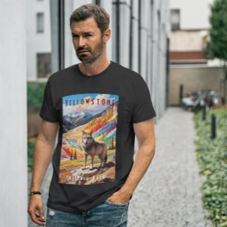 Yellowstone National Park Varg Mountains T Shirt