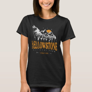 Yellowstone National Park Varg Mountains Vintage T Shirt