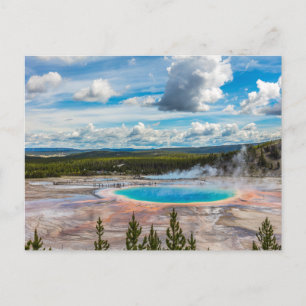 Yellowstone National Park Varmkällor Vykort