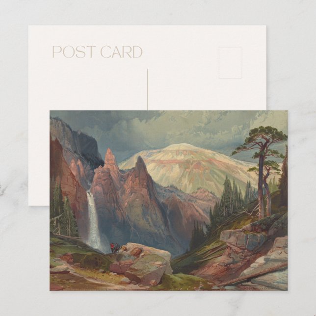 Yellowstone National Park vykort (Fram/baksida)