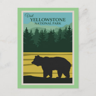 Yellowstone National Park vykort
