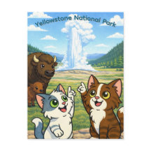 Yellowstone National Park vykort