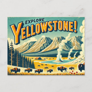 Yellowstone National Park Vykort