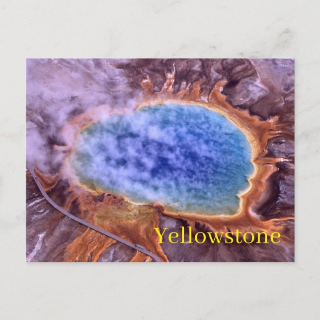 Yellowstone National Park vykort (Framsida)