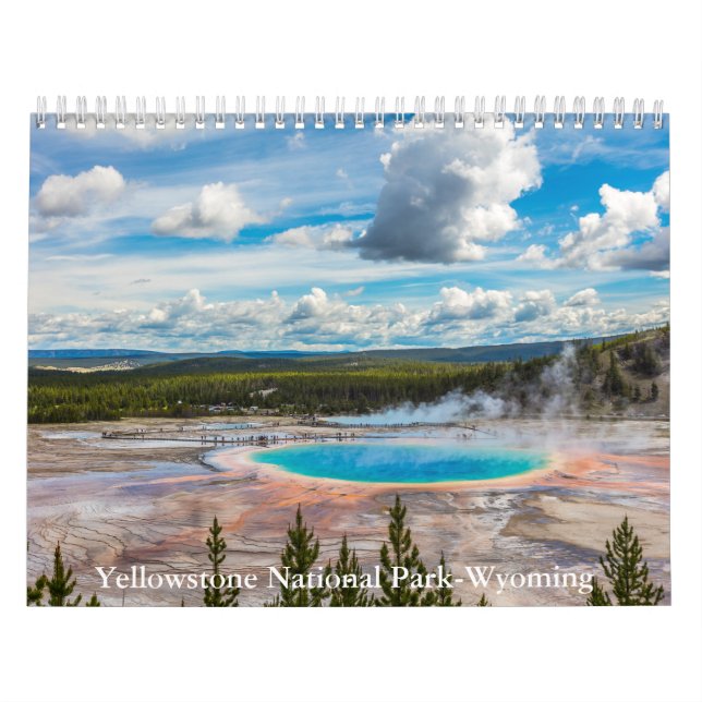 Yellowstone National Park-Wyoming Calendar Kalender (Omslag)