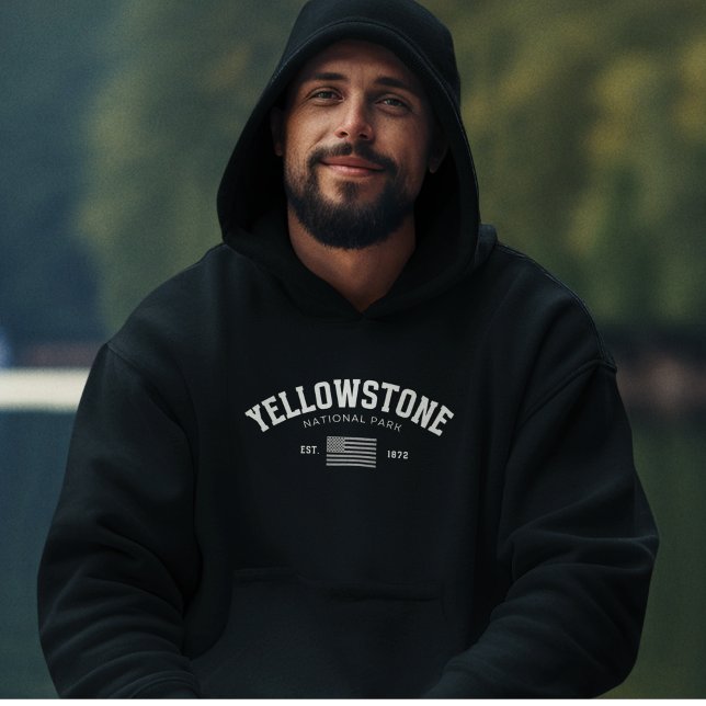 Yellowstone National Park Wyoming Hoodie (Skapare uppladdad)