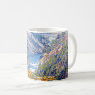YELLOWSTONE NATIONAL PARK, WYOMING, MONTANA, IDAHO KAFFEMUGG