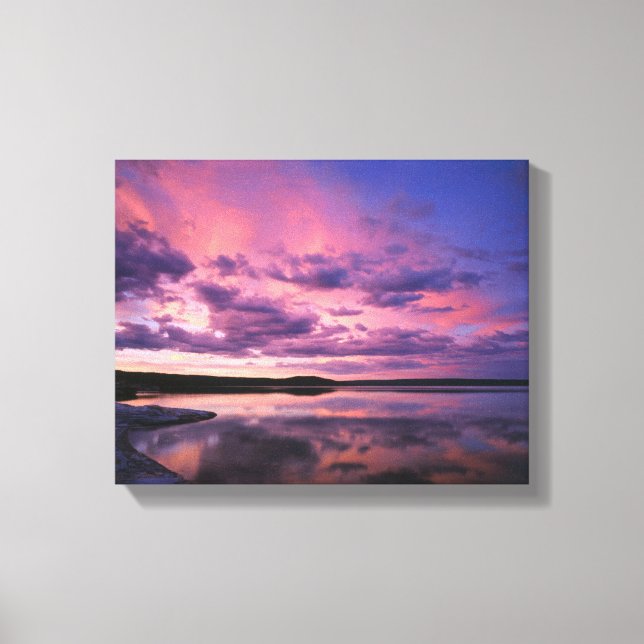 Yellowstone National Park, Wyoming. USA. Canvastryck (Framsida)