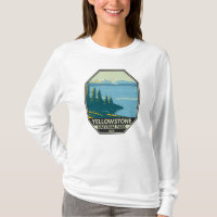Yellowstone National Park Yellowstone Sjö Vintage