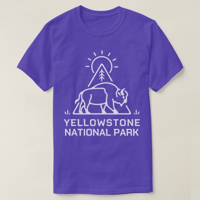 Yellowstone nationalpark 1 t shirt (Design framsida)