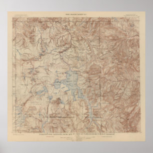 Yellowstone nationalpark 2 poster