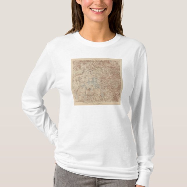 Yellowstone nationalpark 2 tee shirt (Framsida)