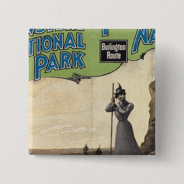 Yellowstone Nationalpark 3 Knapp (Framsida)