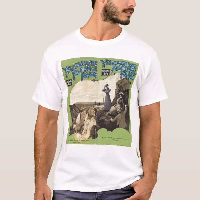 Yellowstone nationalpark 3 tee shirt (Framsida)