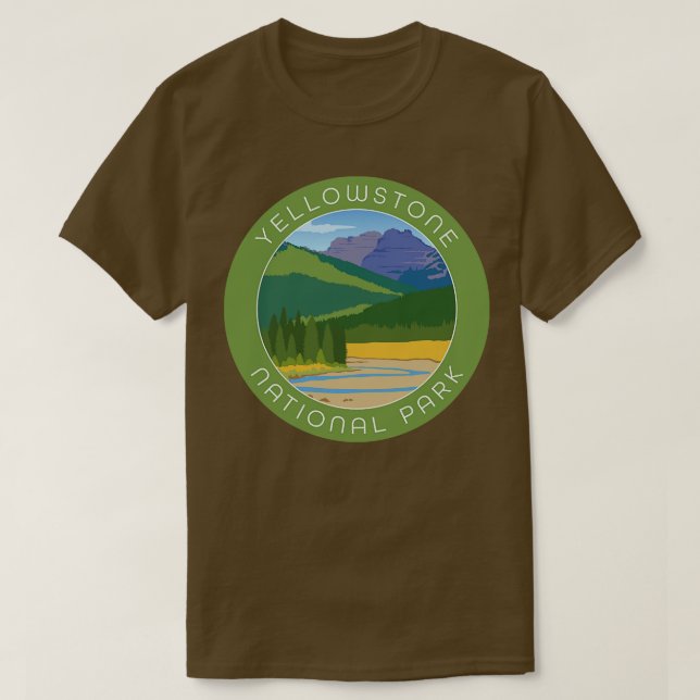 Yellowstone Nationalpark 5 T Shirt (Design framsida)