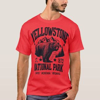 Yellowstone nationalpark A Timless Wilderness hade T Shirt