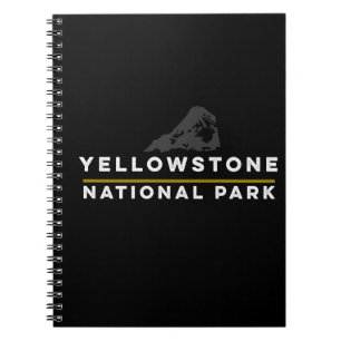 Yellowstone nationalpark anteckningsbok