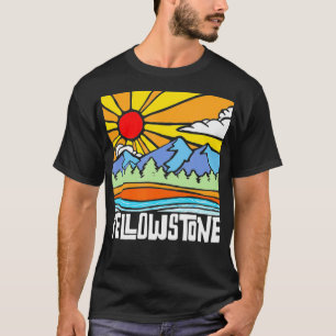 Yellowstone nationalpark Artistic Nature Mountai T Shirt