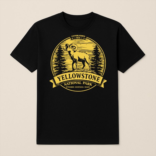 Yellowstone nationalpark Bighorn Sheep T Shirt (Skapare uppladdad)