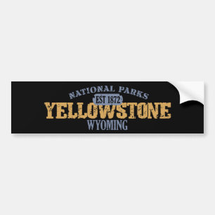 Yellowstone nationalpark bildekal