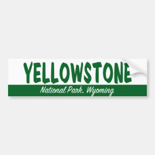 Yellowstone nationalpark bildekal