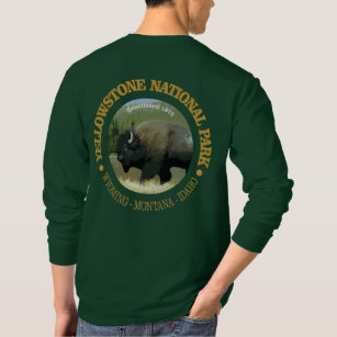 Yellowstone nationalpark (bisonen) tee shirt