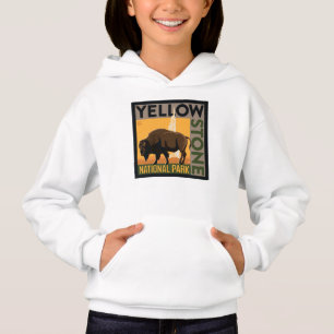 Yellowstone nationalpark   Buffalo T Shirt