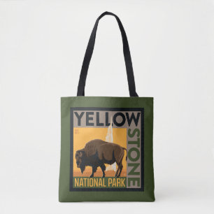 Yellowstone nationalpark   Buffalo Tygkasse