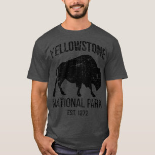 Yellowstone nationalpark Est 1872 II Buffalo T Shirt