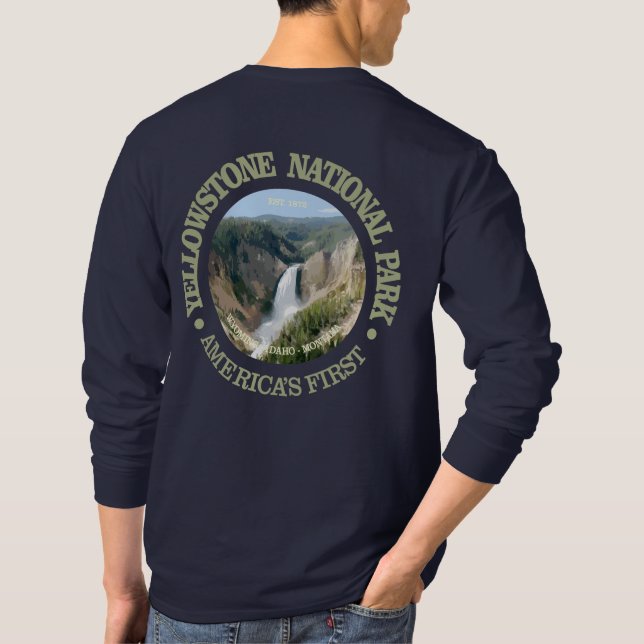 Yellowstone nationalpark (fall) t shirt (Baksida)