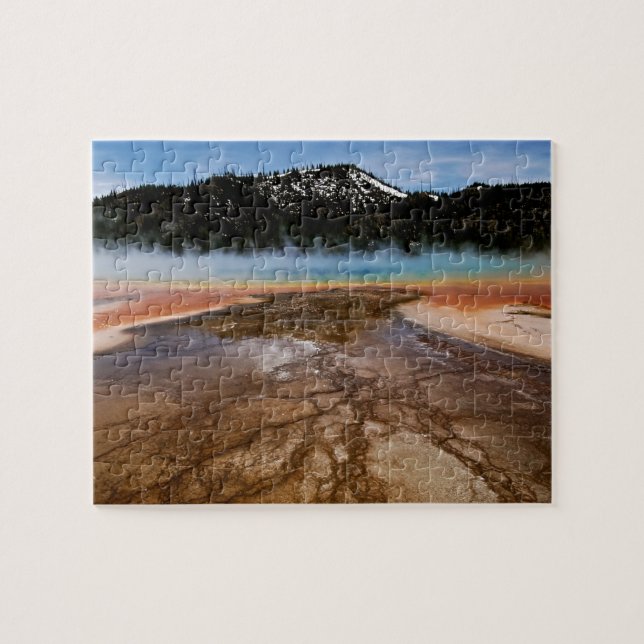 YELLOWSTONE NATIONALPARK, GRAND PRISMATIC PUSSEL (Horisontell)
