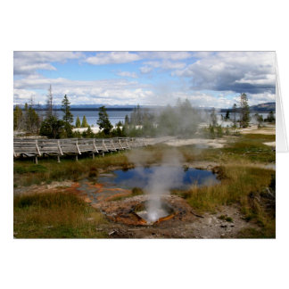Yellowstone nationalpark hälsningskort