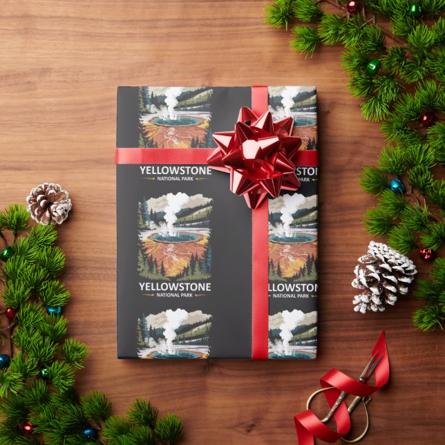 Yellowstone nationalpark Hett Vår Presentpapper (Julgåva)