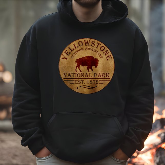 Yellowstone nationalpark hoodie (Skapare uppladdad)