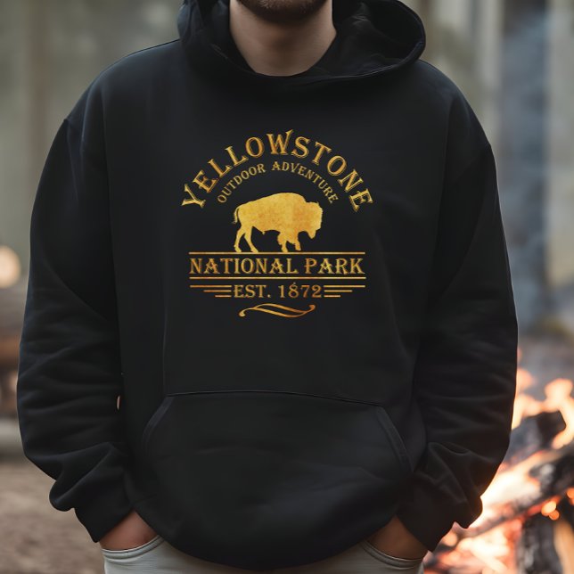 Yellowstone nationalpark hoodie (Skapare uppladdad)