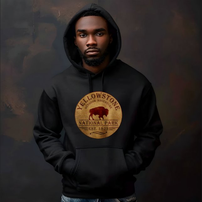 Yellowstone nationalpark hoodie (Skapare uppladdad)