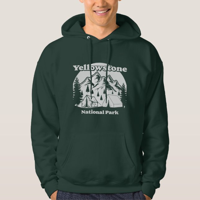Yellowstone nationalpark hoodie (Framsida)