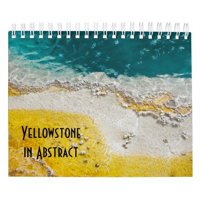 Yellowstone nationalpark i Abstrakt Kalender (Omslag)