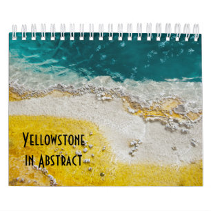 Yellowstone nationalpark i Abstrakt Kalender