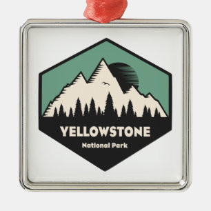 Yellowstone Nationalpark Julgransprydnad Metall