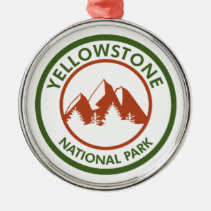 Yellowstone nationalpark julgransprydnad metall